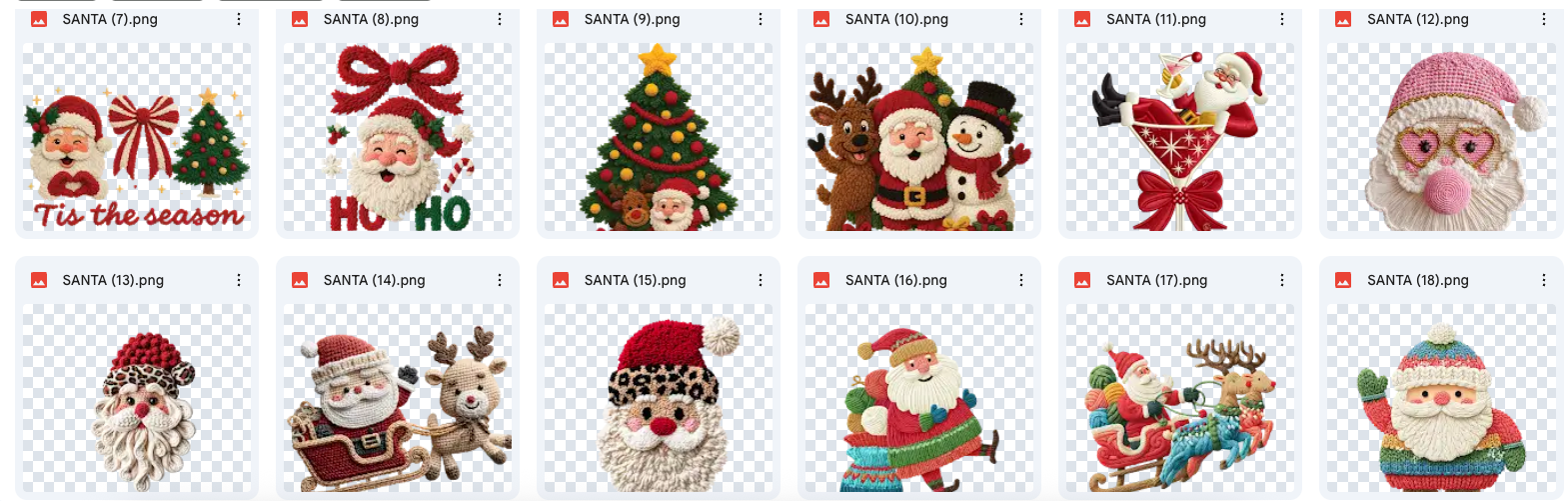 Faux Crochet Holiday Edition 400+ files