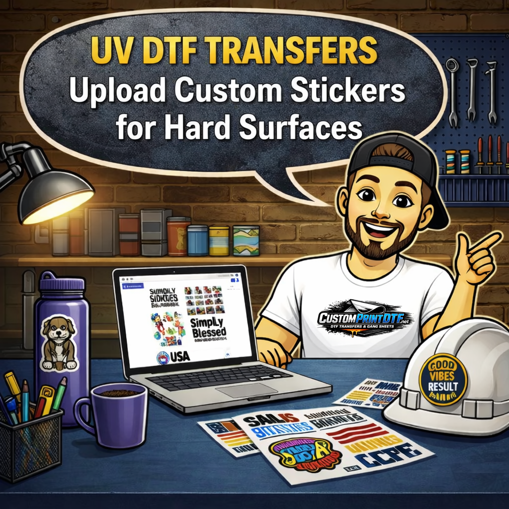UV DTF TRANSFERS - STICKERS